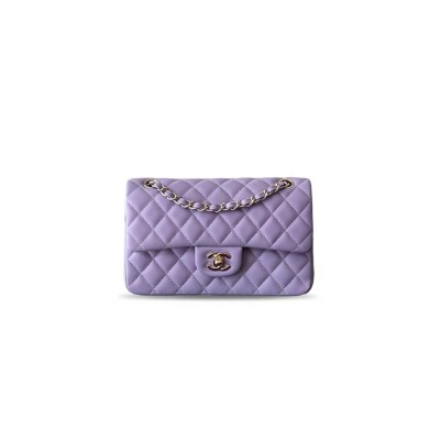 CHANEL LAMBSKIN SMALL CLASSIC FLAP BAG A01112 (23*14*6.5cm) 